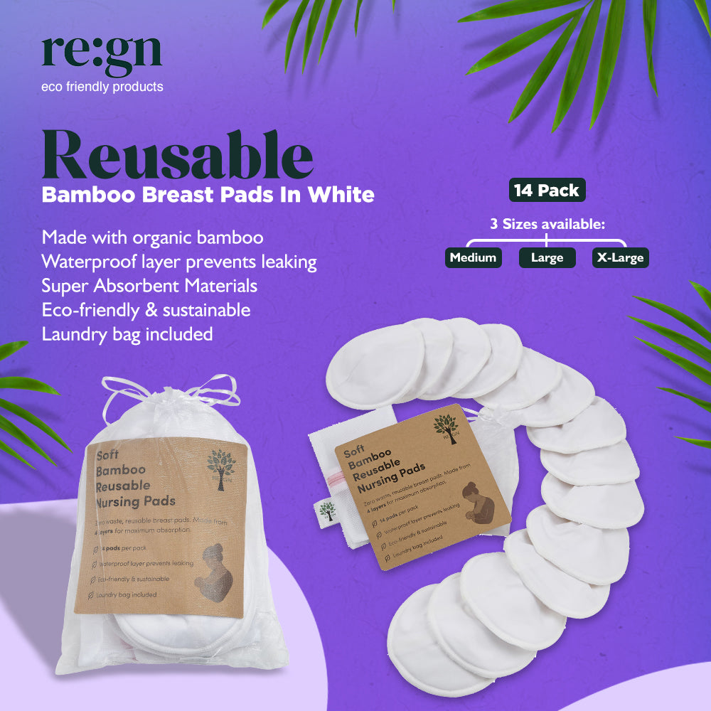 Re:gn's Reusable Bamboo Breast Pads - Stay Comfortable and Confident