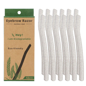 Wheat Straw Eyebrow Razors (12pk)