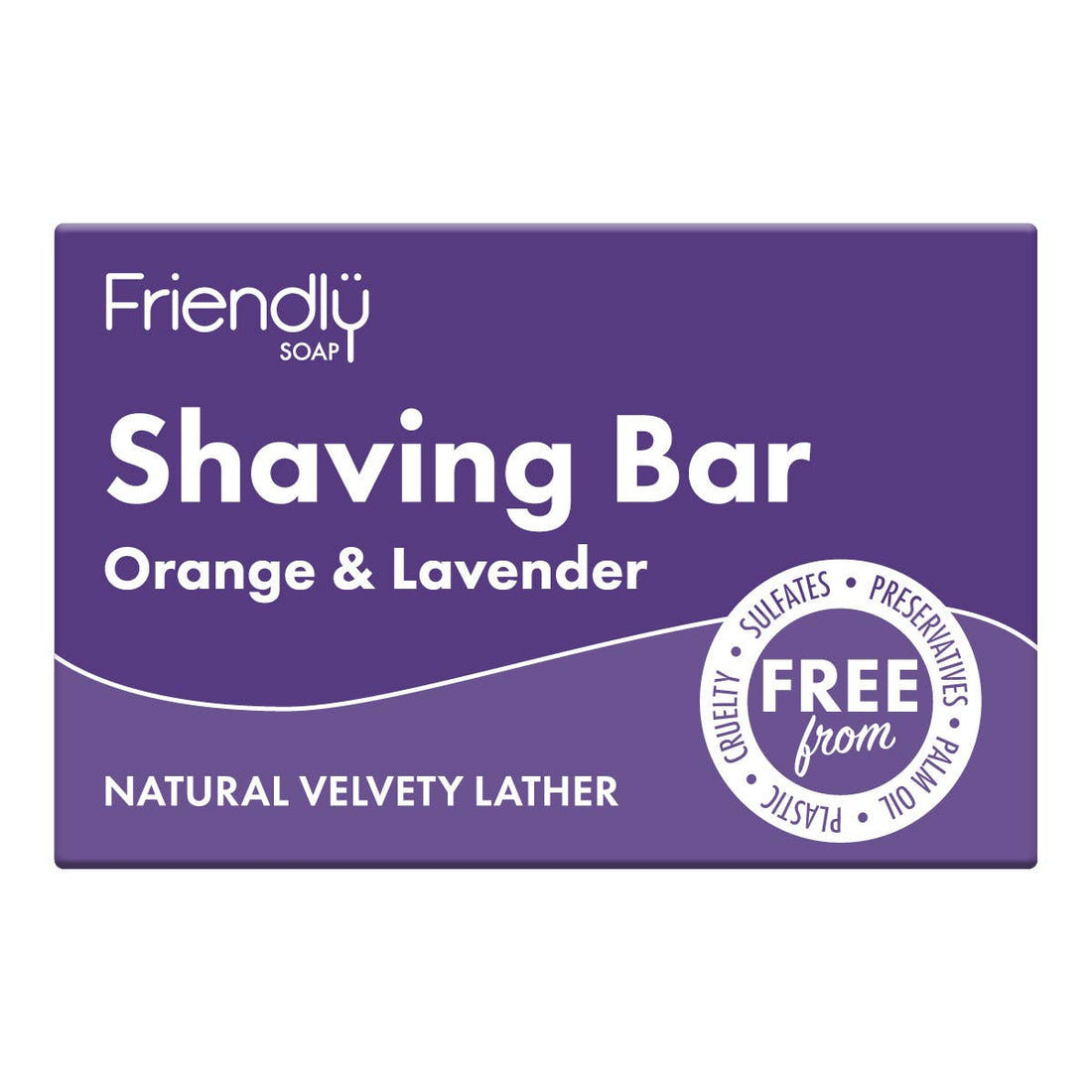 Orange & Lavender Shaving Soap Bar – Smooth, Soothing & Plastic-Free