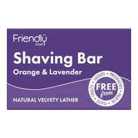 Orange & Lavender Shaving Soap Bar – Smooth, Soothing & Plastic-Free