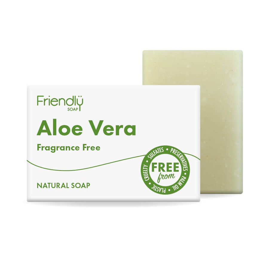 Aloe Vera Soap Bar – Fragrance-Free &amp; Gentle on Sensitive Skin