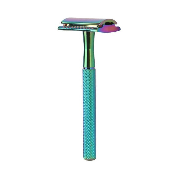 Rainbow Reusable Safety Razors - 5 Blades Included