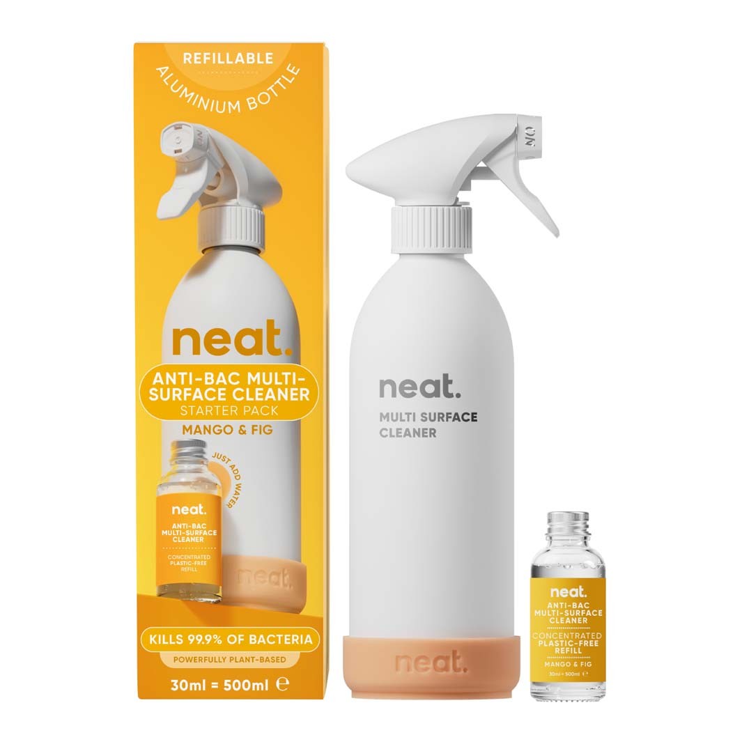 Neat Antibac Multi-Surface Cleaner Starter Pack & Refill – Mango & Fig