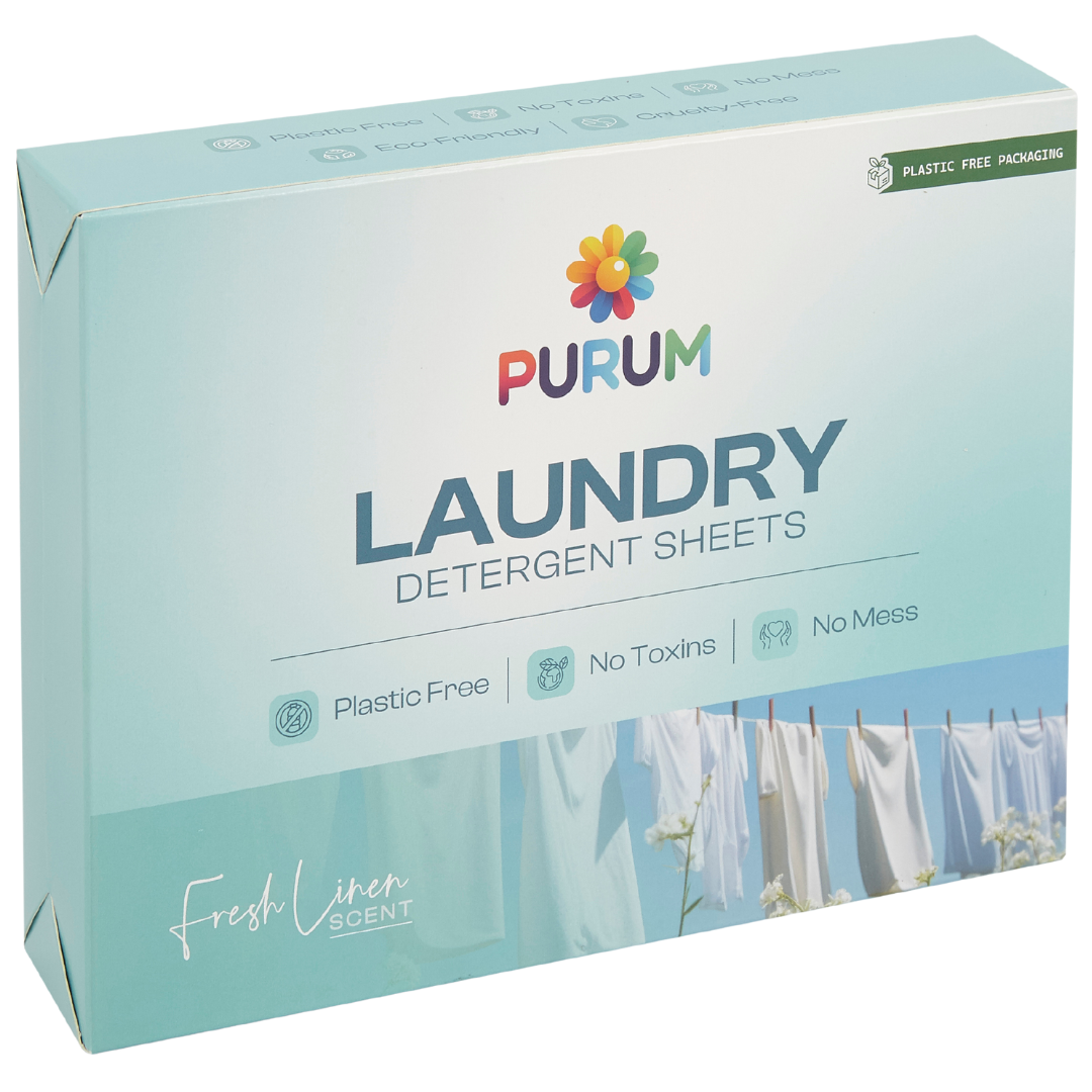 Fresh Linen Scented Laundry Detergent Sheets - 64 Pack