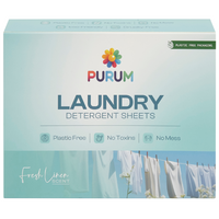 Fresh Linen Scented Laundry Detergent Sheets - 64 Pack