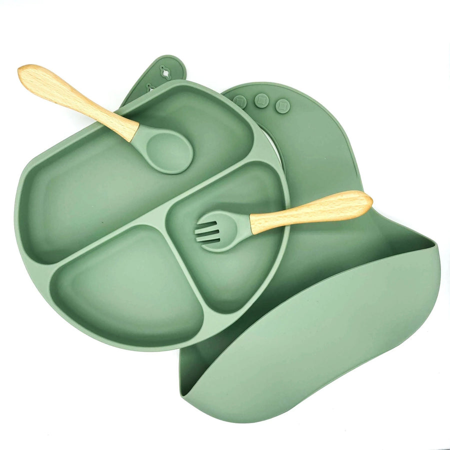 Baby Feeding Set 4pcs - Green