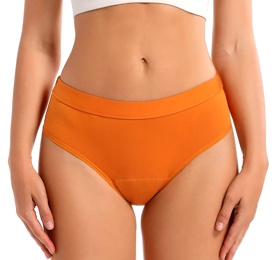 Bikini Style Reusable Period Pants - Biodegradable Bamboo Cotton Period Pants - S to 2XL