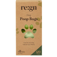 Re:gn Extra Strong Compostable Dog Poop Bags – 120 Bags per Pack