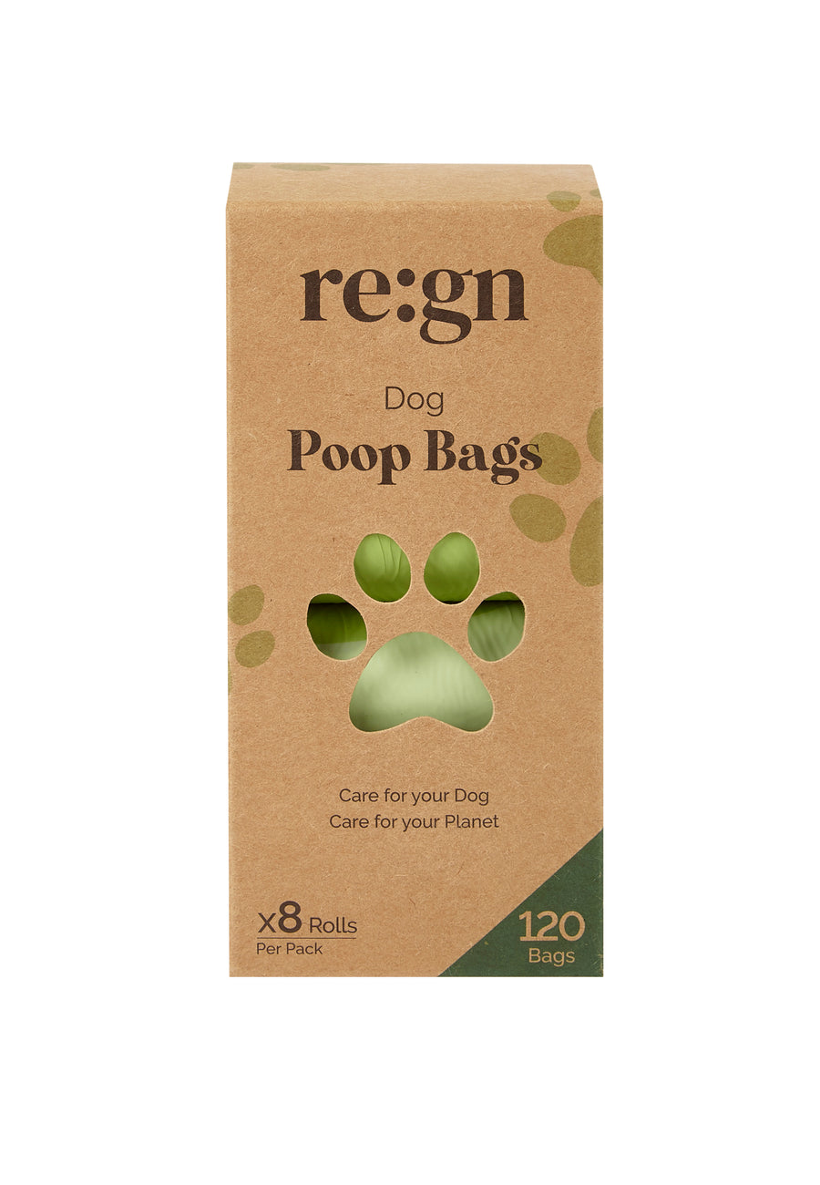 Re:gn Extra Strong Compostable Dog Poop Bags – 120 Bags per Pack