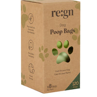 Re:gn Extra Strong Compostable Dog Poop Bags – 120 Bags per Pack