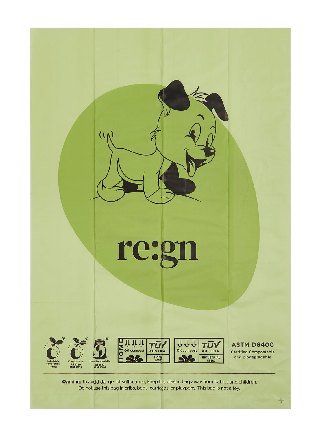 Re:gn Extra Strong Compostable Dog Poop Bags – 120 Bags per Pack