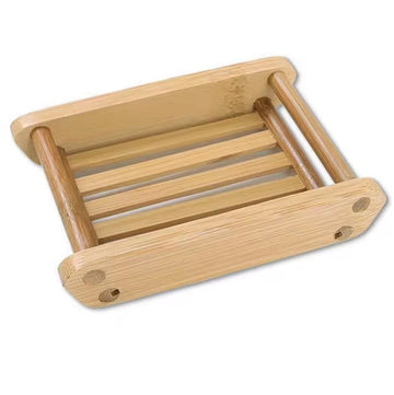 Bamboo Wooden Soap Tray, Draining Boat Shape Tray For Soap Bars