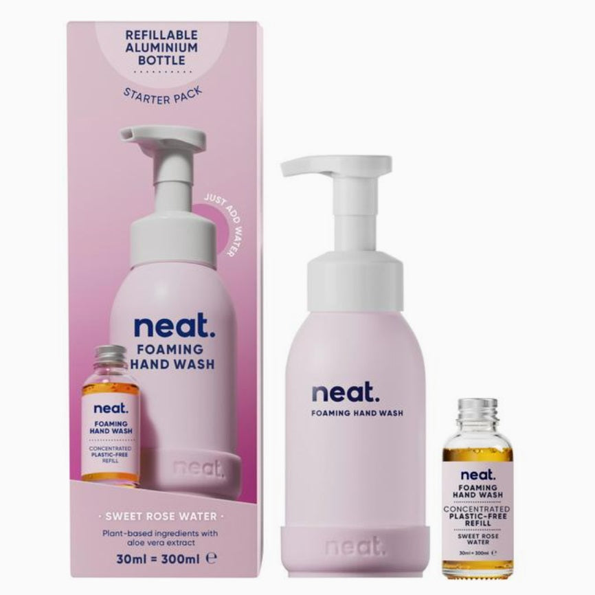 Neat Foaming Hand Wash Starter Kit - Sweet Rose Water