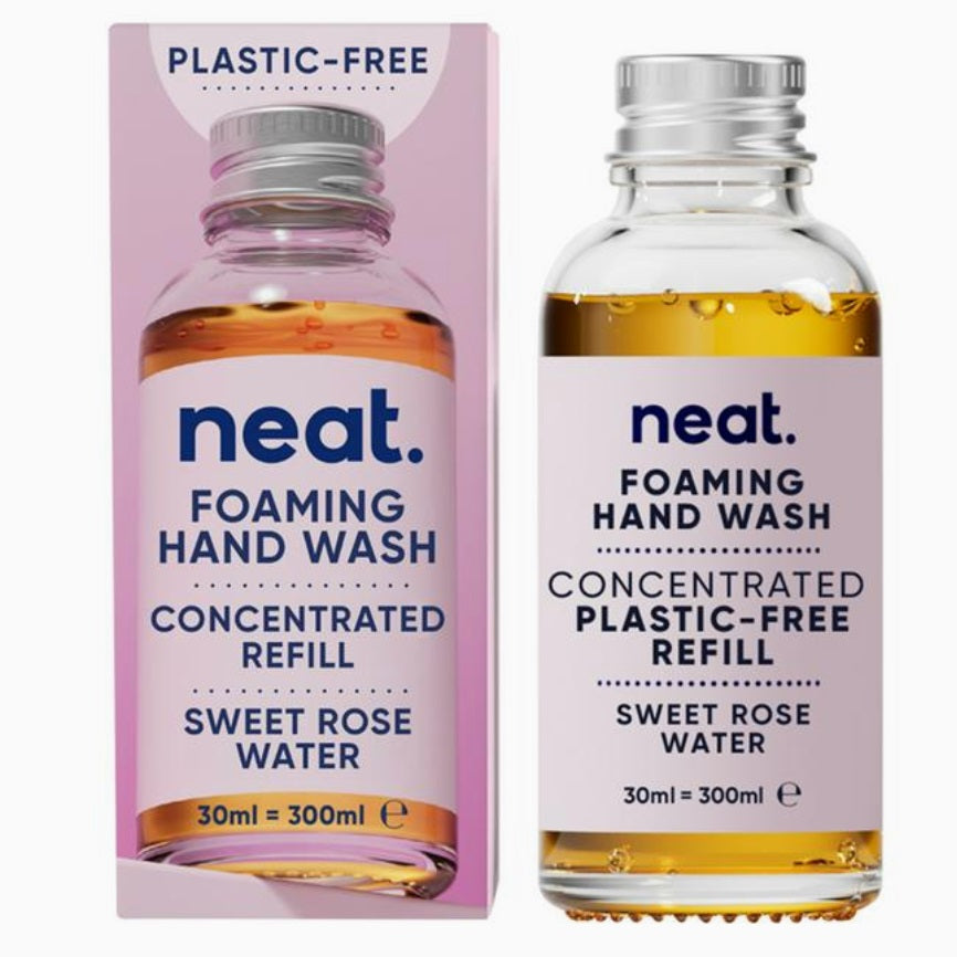 Neat Foaming Hand Wash Starter Kit - Sweet Rose Water refill