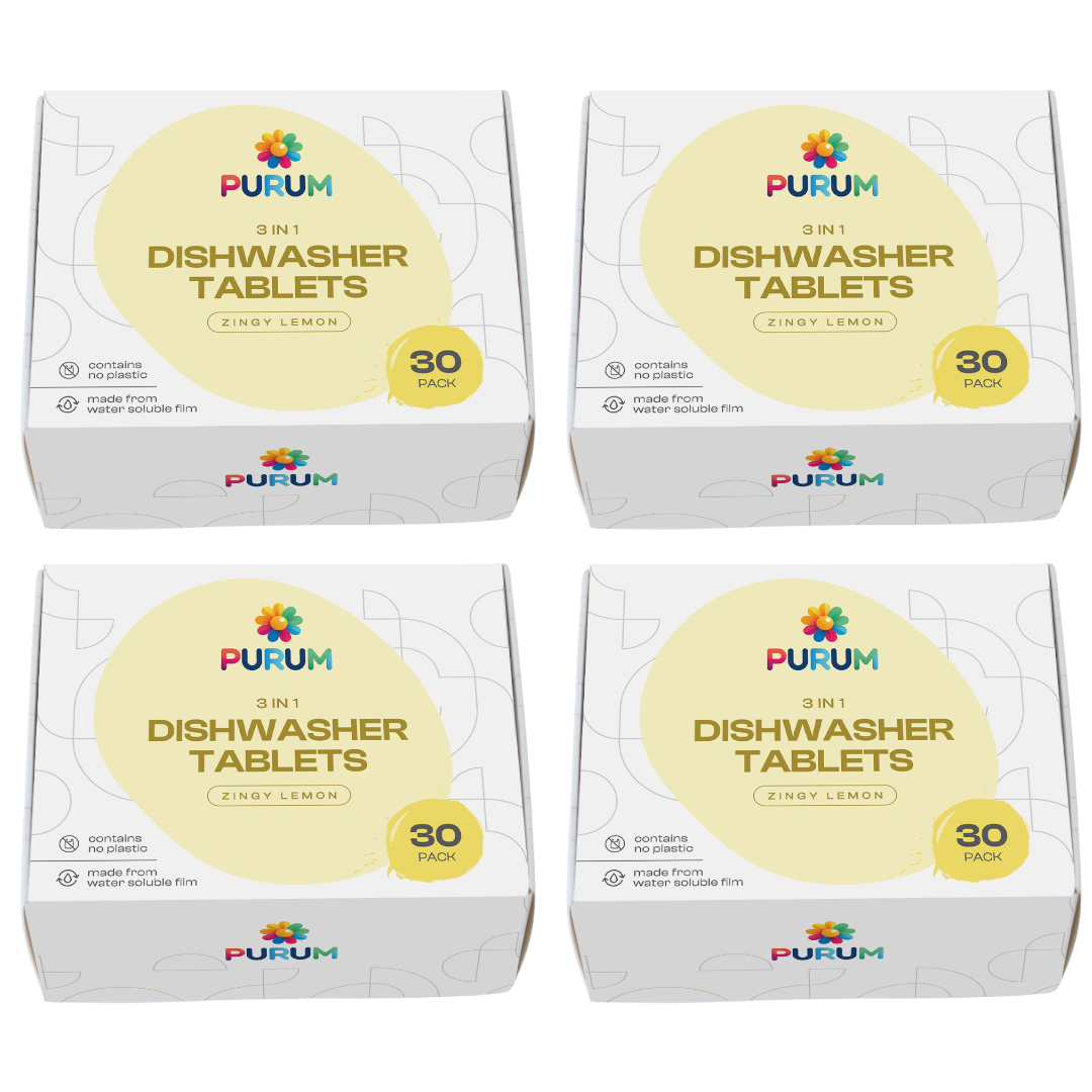 Purum 3 In 1 Dishwasher Tablets – 30 Pack