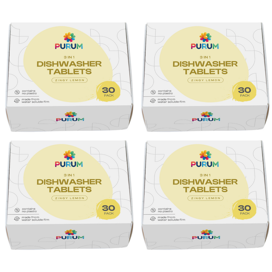 Purum 3 In 1 Dishwasher Tablets – 30 Pack