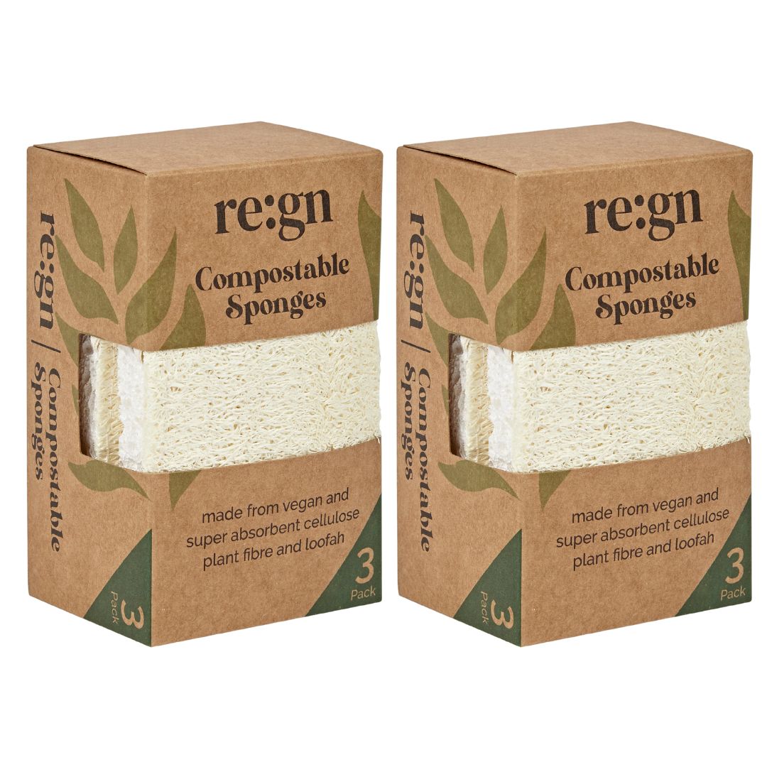 Compostable Sponges - 3 Pack