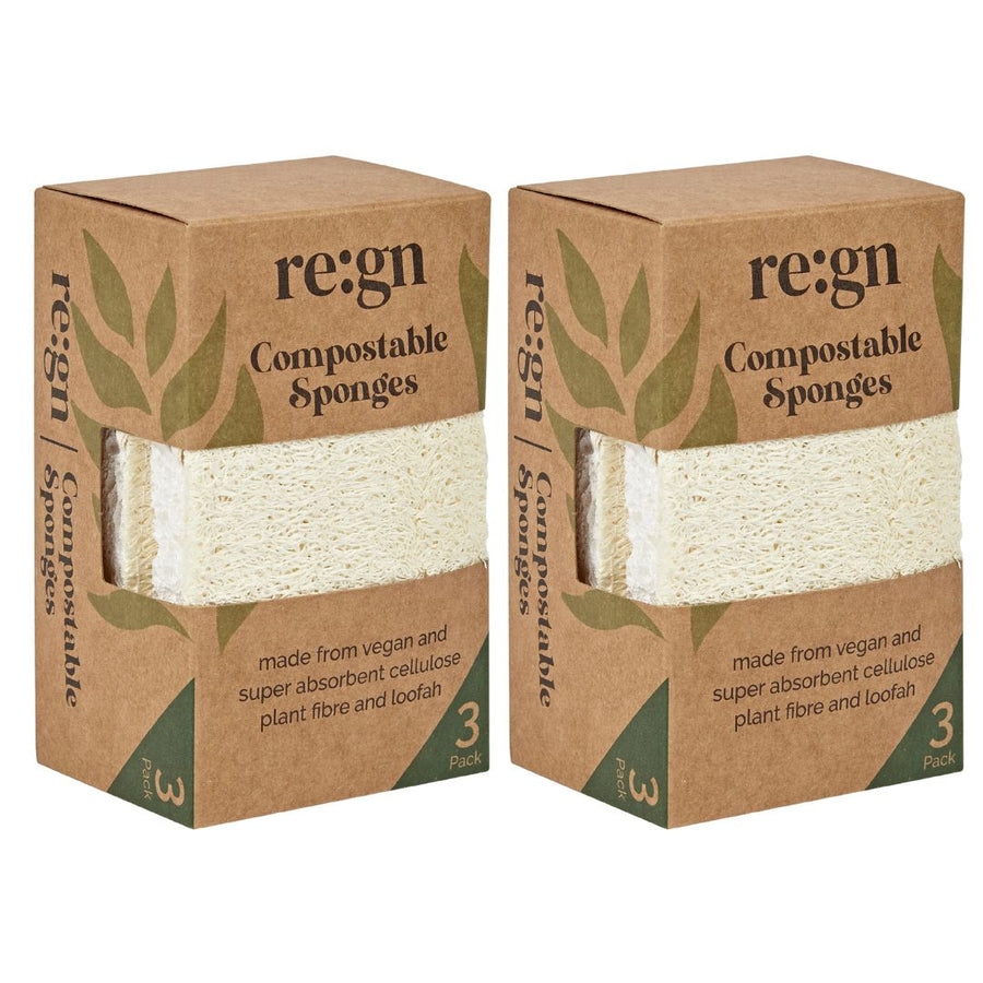 Compostable Sponges - 3 Pack