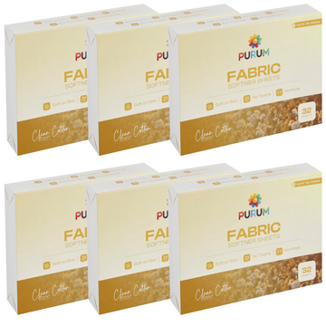 Purum Laundry Fabric Softener Sheets – 1-Year Supply (192 Sheets) | Plastic-Free & Eco-Friendly