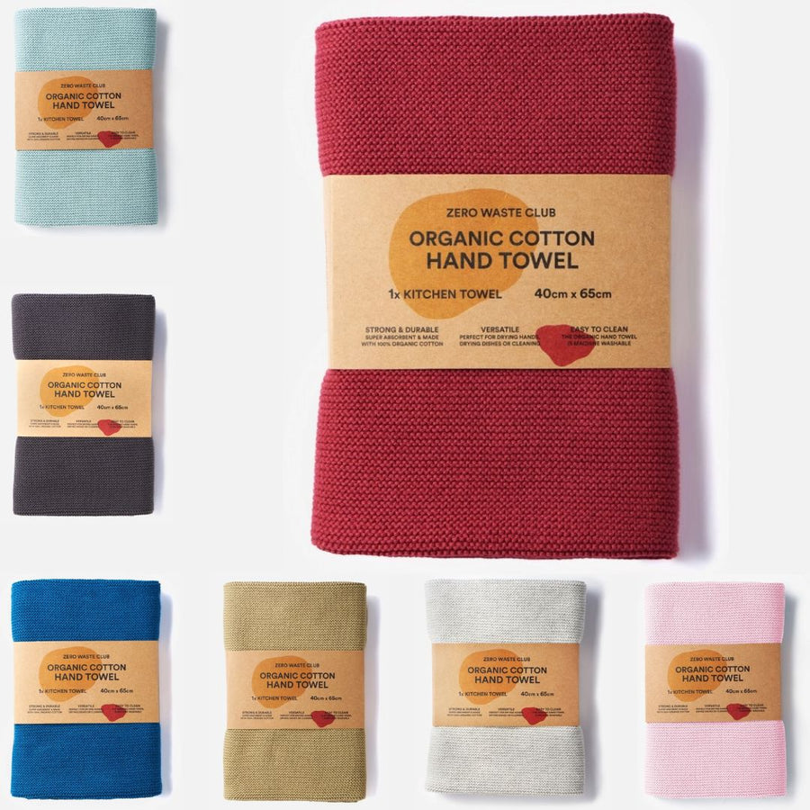 Zero Waste Club Organic Cotton Hand Towels