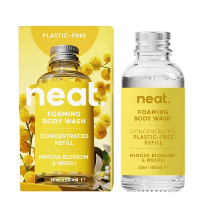 Neat Foaming Body Wash – Mimosa Blossom & Neroli - Bottle & Refill