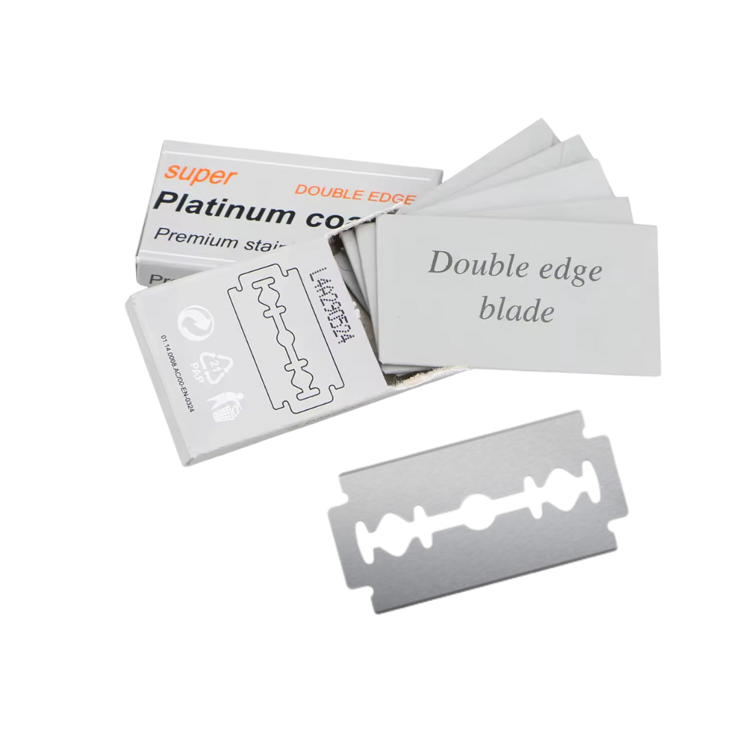 Double Edge Safety Razor Blades (Pack of 5)