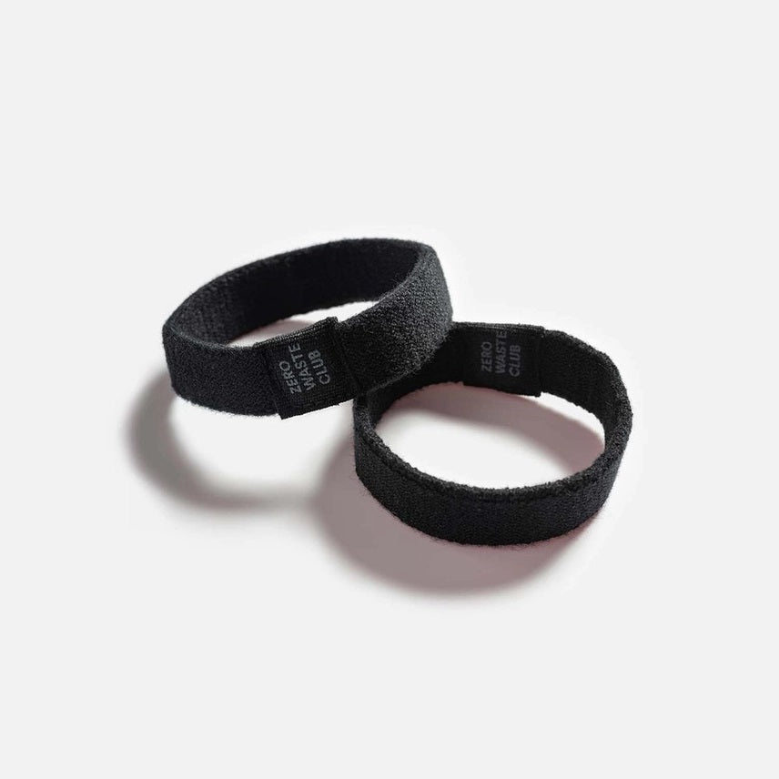 Zero Waste Club Organic Cotton Hair Ties – Pack of 3