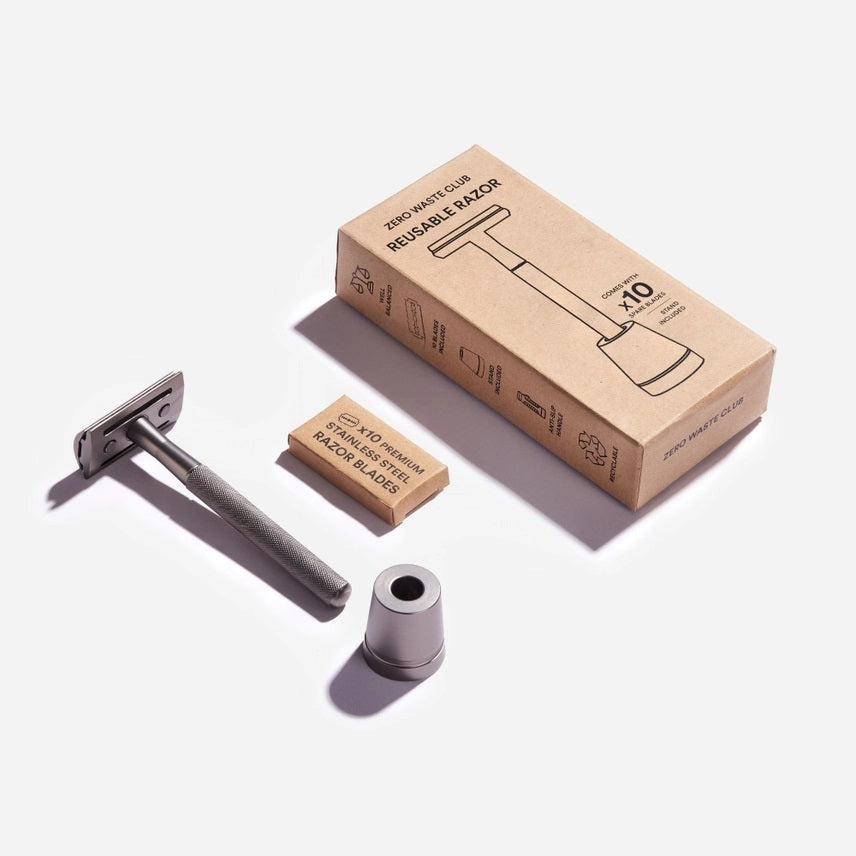 Zero Waste Club Stainless Steel Safety Razor – Choice Of Colours