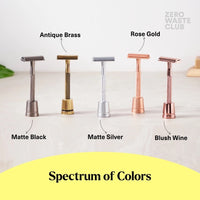 Zero Waste Club Stainless Steel Safety Razor – Choice Of Colours