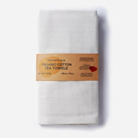 Zero Waste Club Organic Cotton Herringbone Weave Tea Towels – Pack of 2