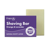 Orange & Lavender Shaving Soap Bar – Smooth, Soothing & Plastic-Free