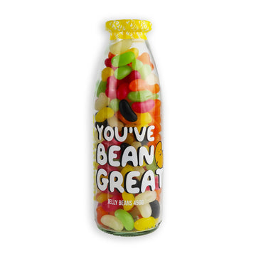 "you've bean great" Vegan Jelly Bean Sweet Bottle