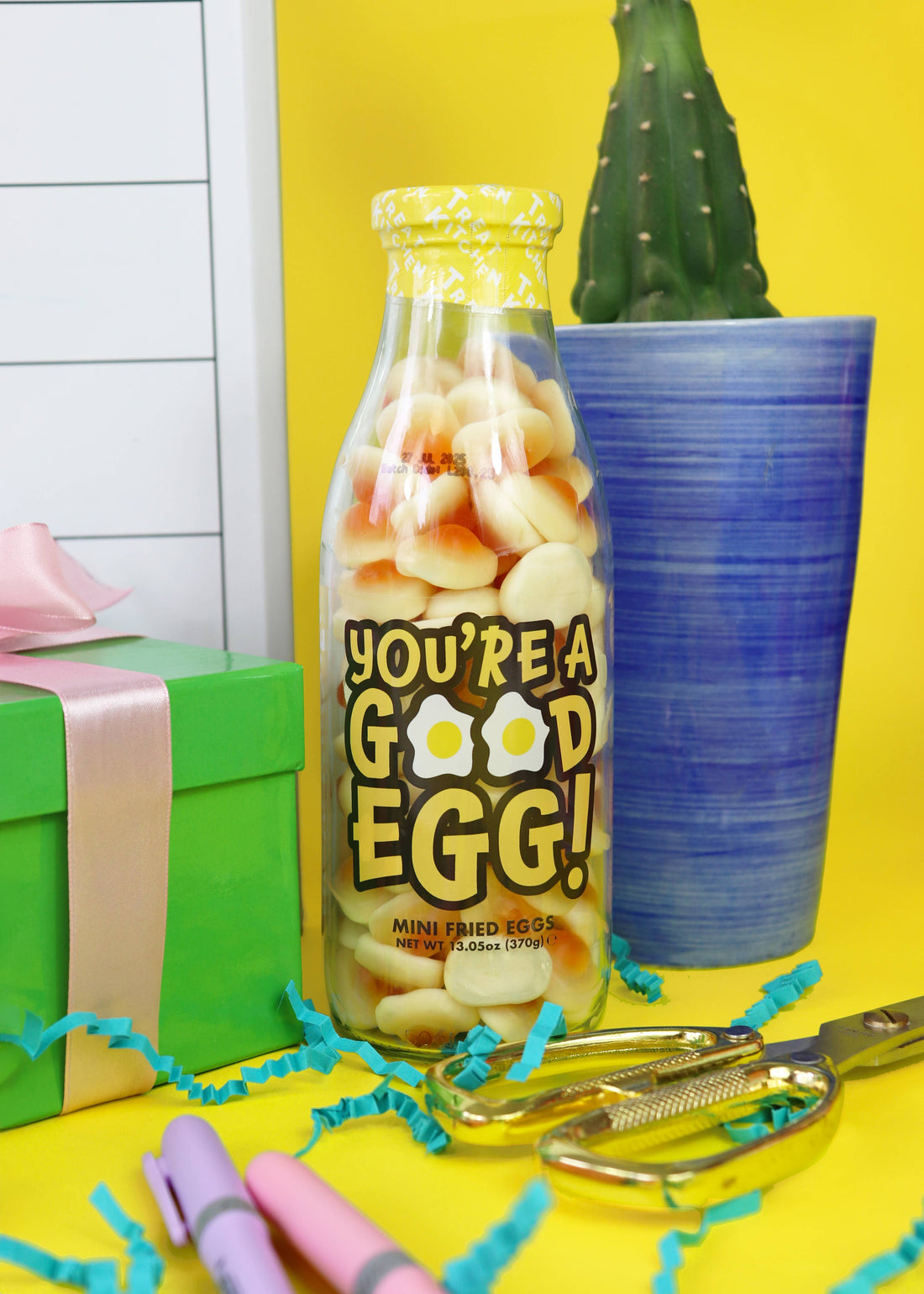 You’Re A Good Egg - Gummy Fried Eggs Retro Sweets in Bottle