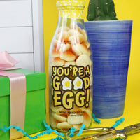 You’Re A Good Egg - Gummy Fried Eggs Retro Sweets in Bottle